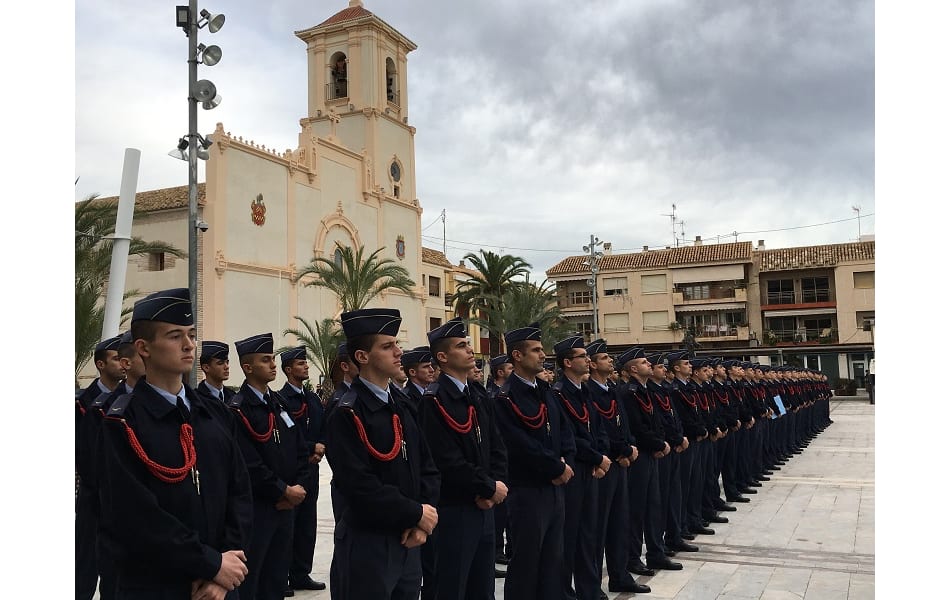 El Ayuntamiento de San Javier recibe a los alumnos de la AGA