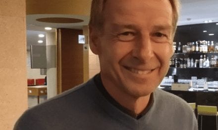 Entrevista a Jürgen Klinsmann durante su estancia en San Pedro del Pinatar