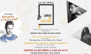 Semana del libro 2019 en San Javier, libros en acústico