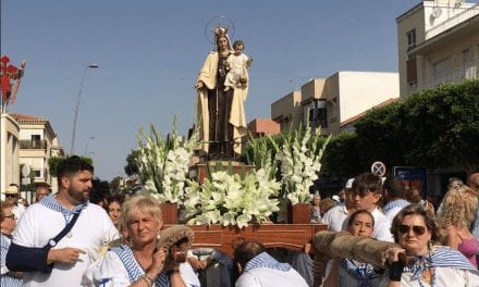 Procesión de la Virgen del Carmen 2019 en Santiago de la Ribera