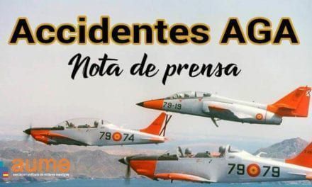 AUME solicita transparencia para que se esclarezcan los accidentes del Ejército del Aire