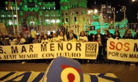 La Plataforma SOS Mar Menor en la manifestación de la Cumbre del Clima en Madrid