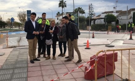 Obras para mejorar la accesibilidad en la avenida que une San Javier y Santiago de la Ribera