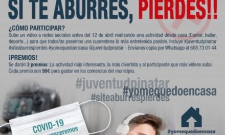 La concejalía de Juventud de San Pedro del Pinatar lanza el concurso de vídeos en redes sociales “Si te aburres, pierdes”