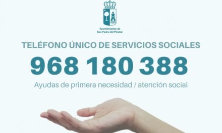 El Ayuntamiento de San Pedro del Pinatar refuerza y amplía los servicios de atención social durante COVID-19
