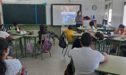 Forman a alumnos de primaria en San Pedro del Pinatar sobre el buen uso de las tecnologías y el desarrollo de ocio alternativo