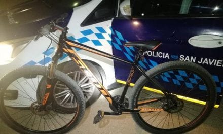 La Policía Local detiene a dos personas por robar bicicletas de alta gama en San Javier