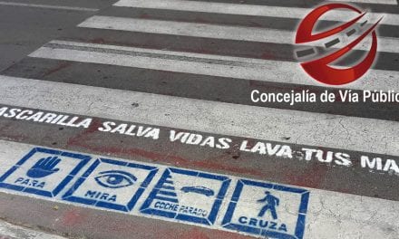 Pasos de peatones de Los Alcázares contarán con mensajes de concienciación frente a la COVID-19