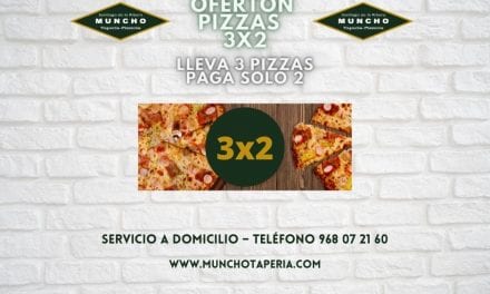 Oferta de la semana: Pizzas 3×2 en MunchoTaperia.com