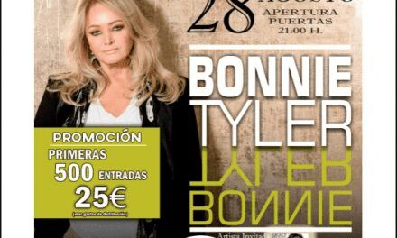 Bonnie Tyler en concierto en Los Alcázares el 28 de agosto 2021
