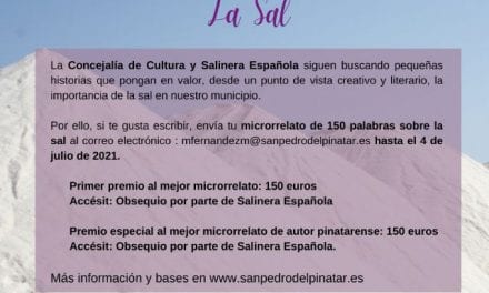 Nueva edición del concurso de microrelatos La Sal 2021, San Pedro del Pinatar