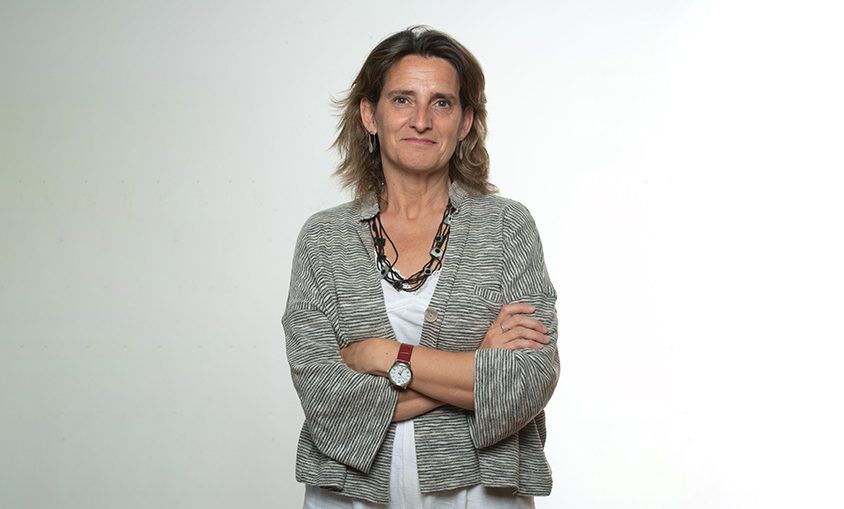 La ministra para la Transición Ecológica, Teresa Ribera anuncia el apoyo del Gobierno de España a la ILP del Mar Menor