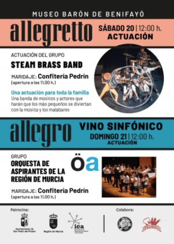 Programa el Festival Allegro 2021 San Pedro del Pinatar