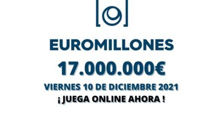 Jugar a Euromillones online hoy viernes 10 de diciembre 2021