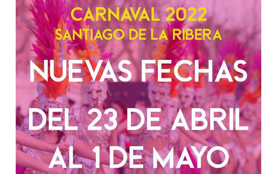 El carnaval de La Ribera 2022 se aplaza al próximo mes de abril