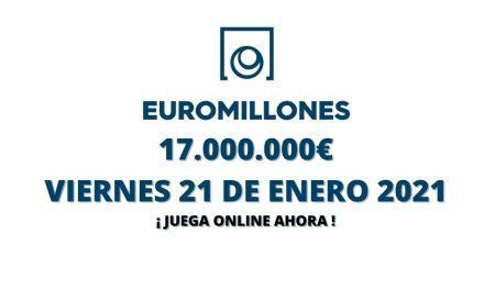 Jugar Euromillones hoy viernes 21 de enero 2022