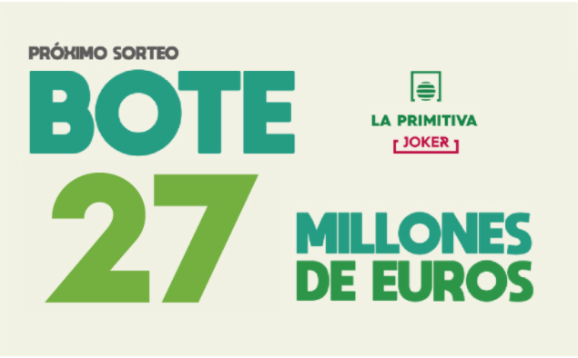 Bote Primitiva jueves 10 de febrero 2022, 27 millones de euros