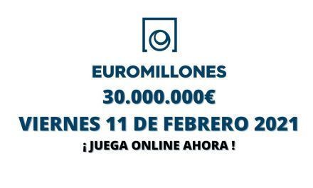 Jugar Euromillones online hoy viernes 11 de febrero 2022