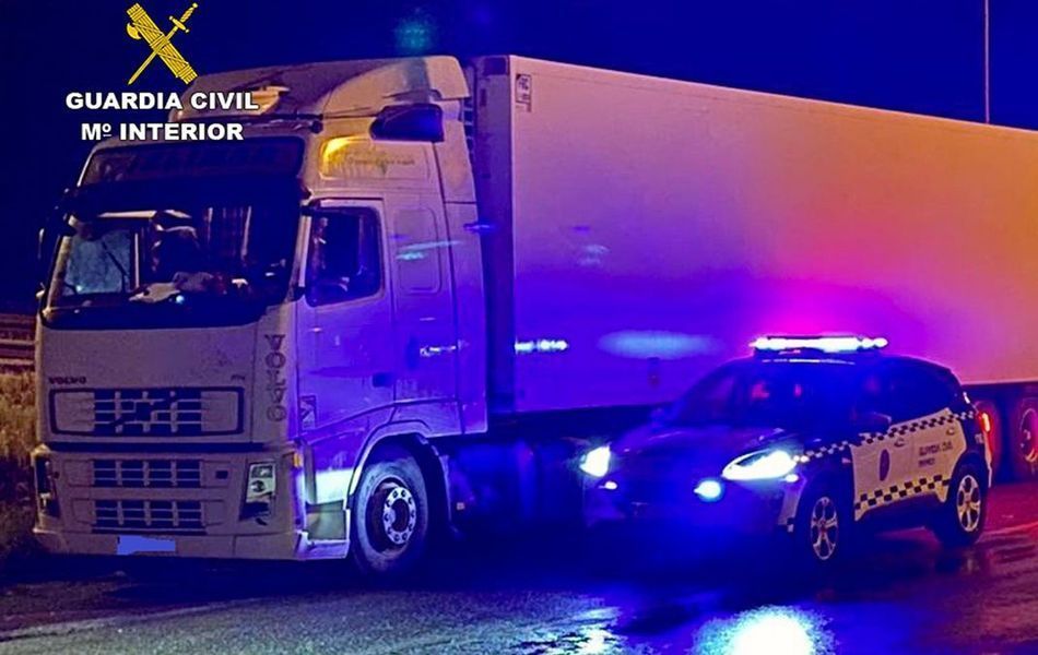 Interceptan a un camionero en San Javier que cuadruplicaba la tasa de alcoholemia