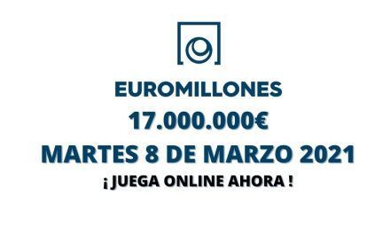 Jugar Euromillones online martes 8 de marzo 2022