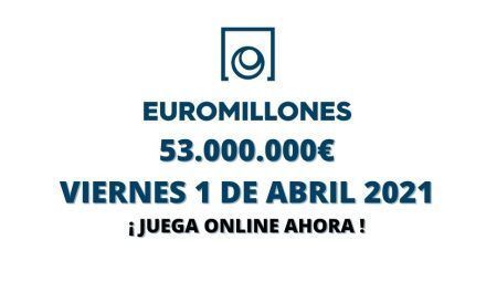 Jugar Euromillones online viernes 1 de abril 2022