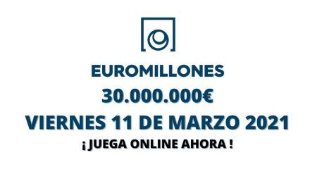 Jugar Euromillones online viernes 11 de marzo 2022