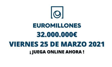 Jugar Euromillones online viernes 25 de marzo 2022