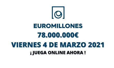 Jugar Euromillones online viernes 4 de marzo 2022