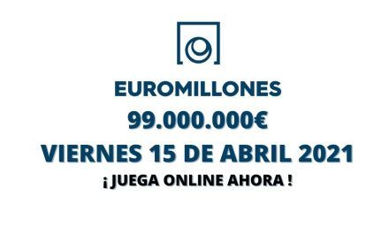 Jugar Euromillones online, hoy viernes 15 de abril 2022
