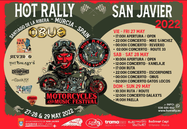 Programa Hot Rally San Javier 2022