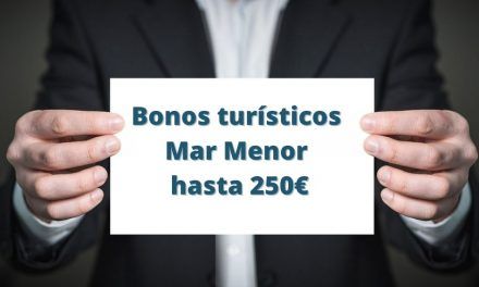 Bonos turísticos Mar Menor de hasta 250 € para alojarse en la zona este verano 2022