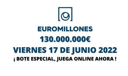 Jugar Euromillones online bote especial viernes 17 de junio 2022
