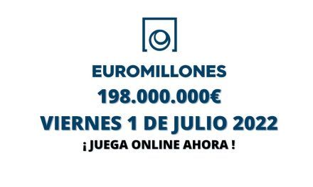 Jugar Euromillones online bote viernes 1 de julio 2022