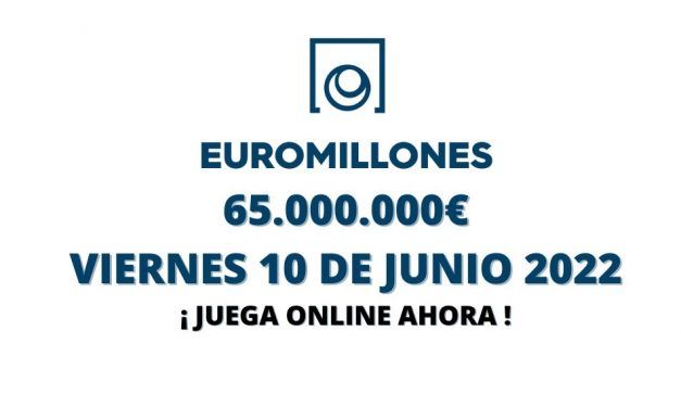 Jugar Euromillones online, hoy viernes 10 de junio 2022
