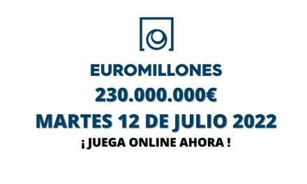 Jugar Euromillones online bote martes 12 de julio 2022