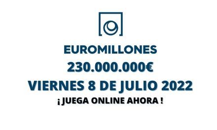 Jugar Euromillones online bote viernes 8 de julio 2022