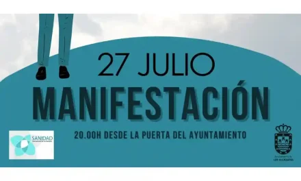 Manifestación en Los Alcázares para pedir un Centro de Salud 24 horas