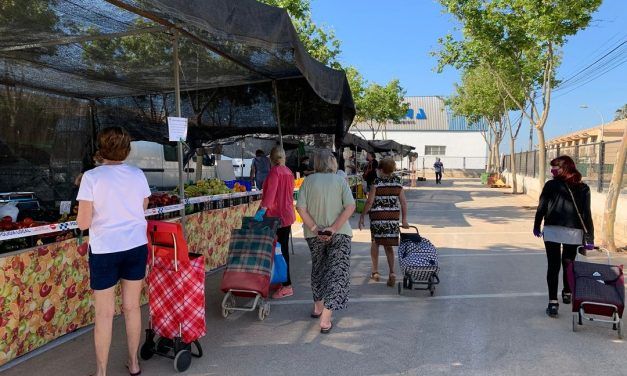 Mercado semanal de Santiago de la Ribera vuelve a su ubicación habitual