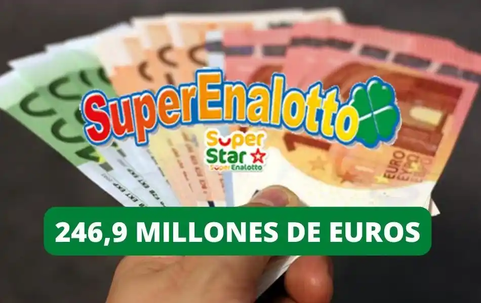 Bote SuperEnalotto Italia, jugar online 246,9 millones