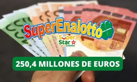 Bote SuperEnalotto Italia, jugar online 250,4 millones
