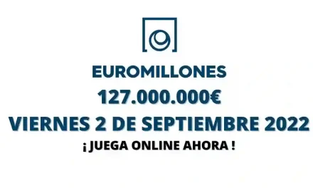 Jugar Euromillones online bote viernes 2 de septiembre 2022