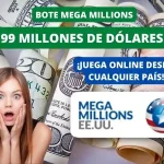 Jugar Mega Millions online, bote 99 millones de dólares