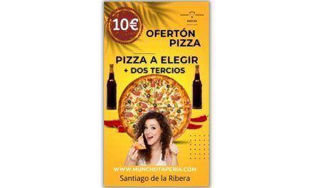 Muncho Pizzeria Taperia: Oferta pizza a elegir y dos tercios 10 euros