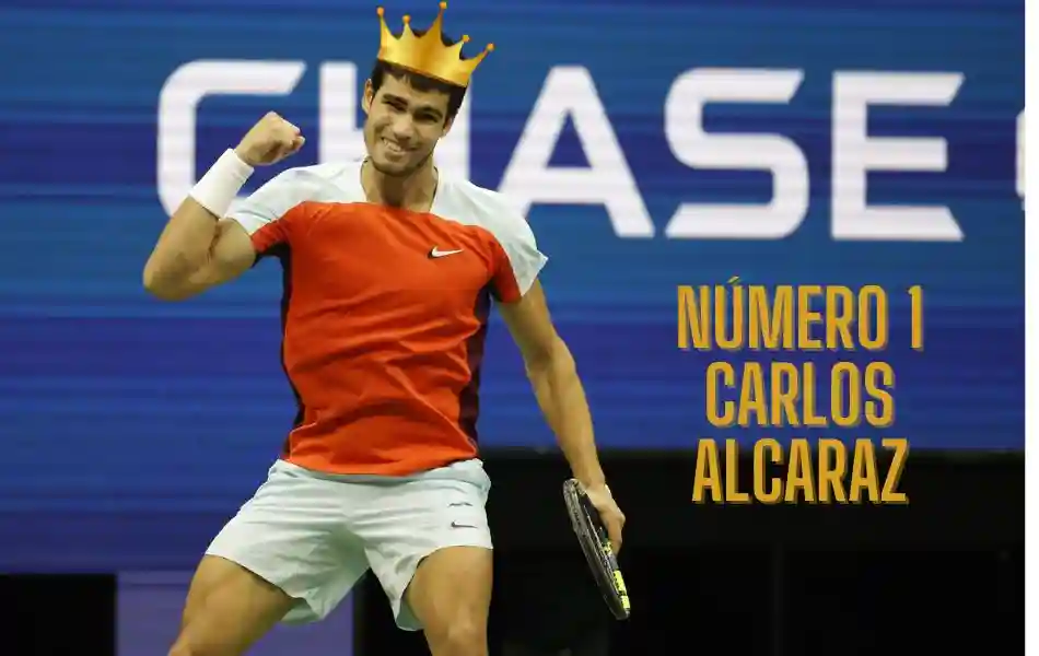 Carlos Alcaraz número uno, el rey del tenis mundial
