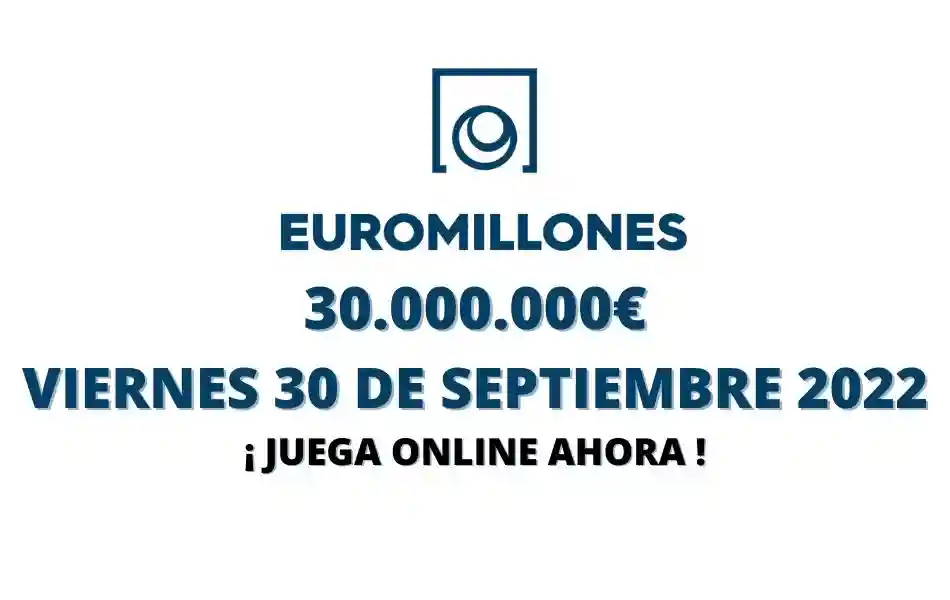 Euromillones online bote 30 millones