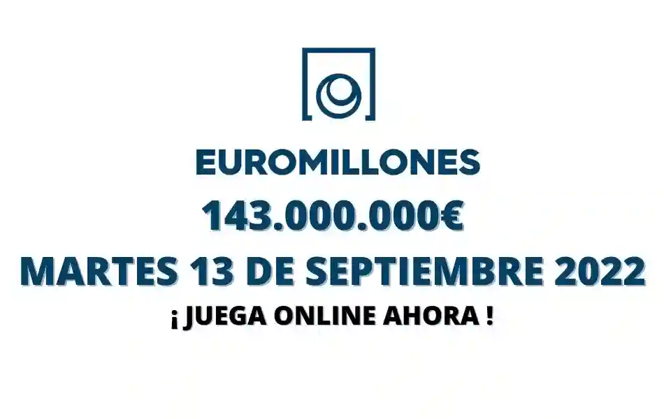 Euromillones online martes 13 de septiembre
