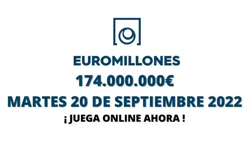 Euromillones online bote 174 millones