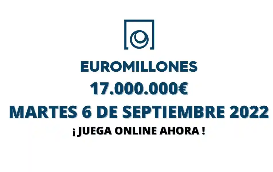 Euromillones online martes 6 de septiembre