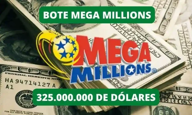 Mega Millions online bote 325 millones