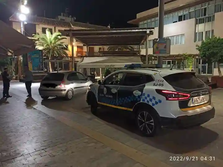 Policia Local de San Javier multa a un hombre con 4500 euros